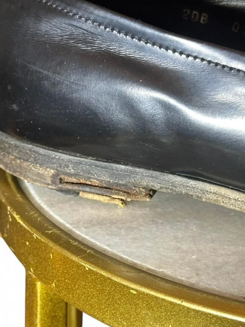 Prada Black Dress Loafers Size 10.5 - Picture 4 of 8